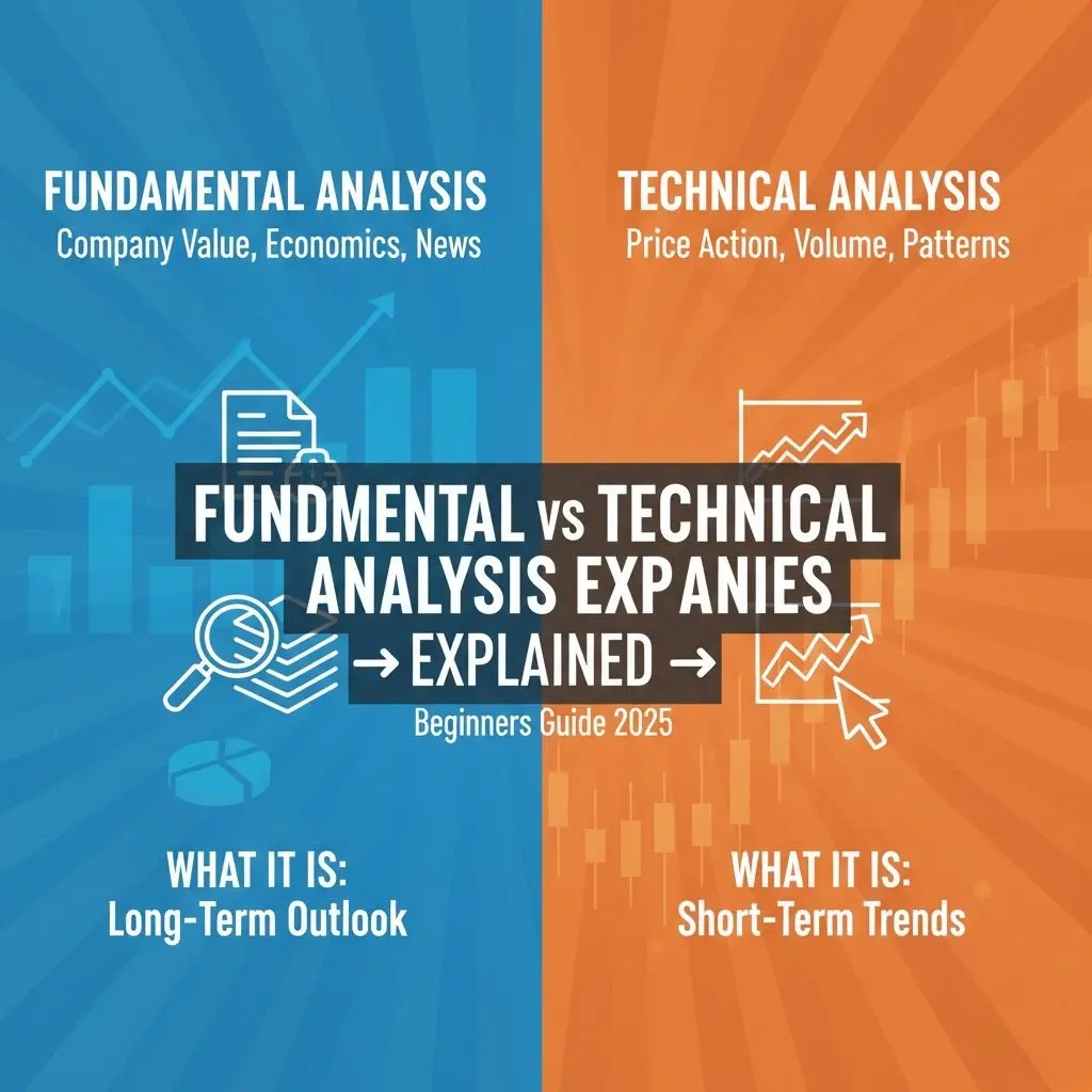 Fundamental vs Technical Analysis Explained: Beginners Guide